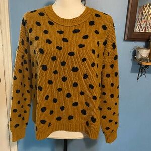 Madewell, 100% Cotton, Polka Dotted, Sweater
